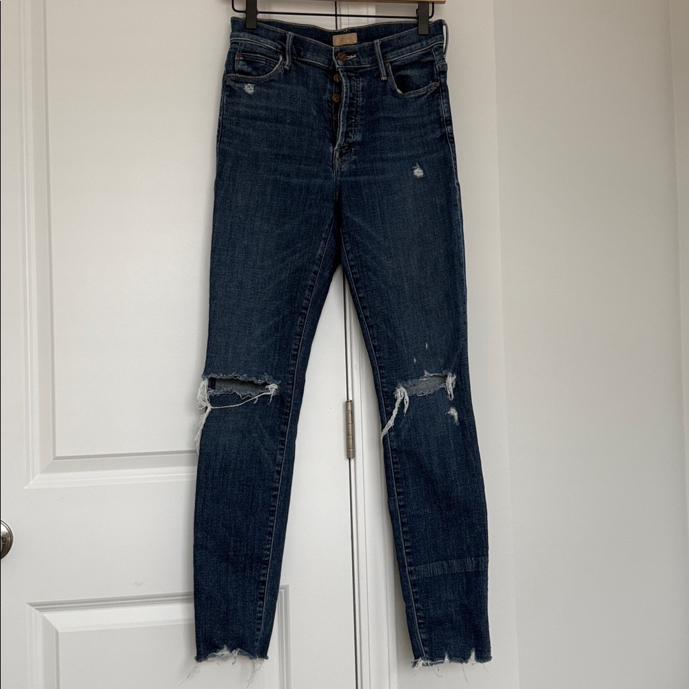 MOTHER Denim The Stunner Chew in Off Duty Size 27 - Picture 3 of 11